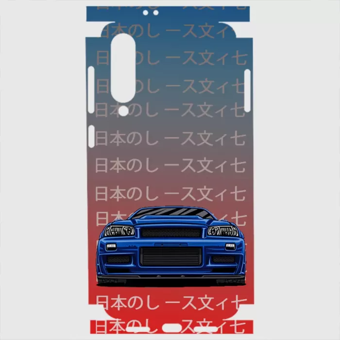 Xiaomi Mi 9 SE Telefon Kaplama - Skyline R34 JDM 2