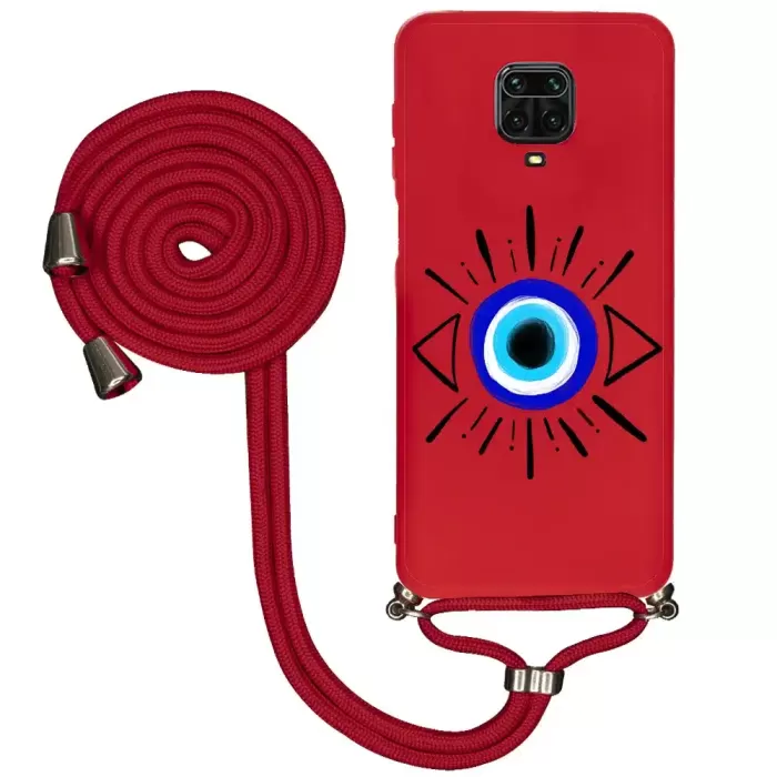 Xiaomi Redmi Note 9 Pro İpli Lansman Kılıf Eyes 2