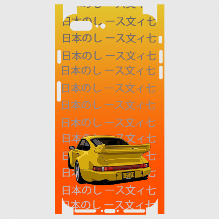 iPhone 8 Plus Telefon Kaplama - Porsche 911 JDM