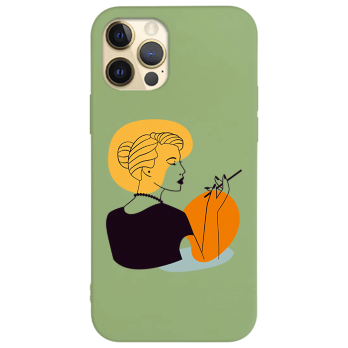 iPhone 12 Pro Max Lansman Kılıf - Art Woman 2