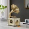 Müller Md-88 Dekoratif Bluetooth Gramofon Beyaz/Ivory White 220*200*400Mm