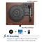 Jorlaı Jr-103 Pikap Pc Record Player Bluetooth Turntable With Stereo Speakers 33/45/78 Rpm Viny Maun Jr103