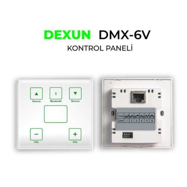 Dexun DMX 6V Dokunmatik Kontrol Ünitesi