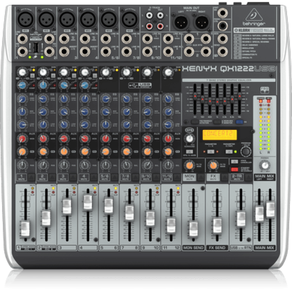 Behringer Xenyx QX1222USB 16 Kanal Efektli Mikser