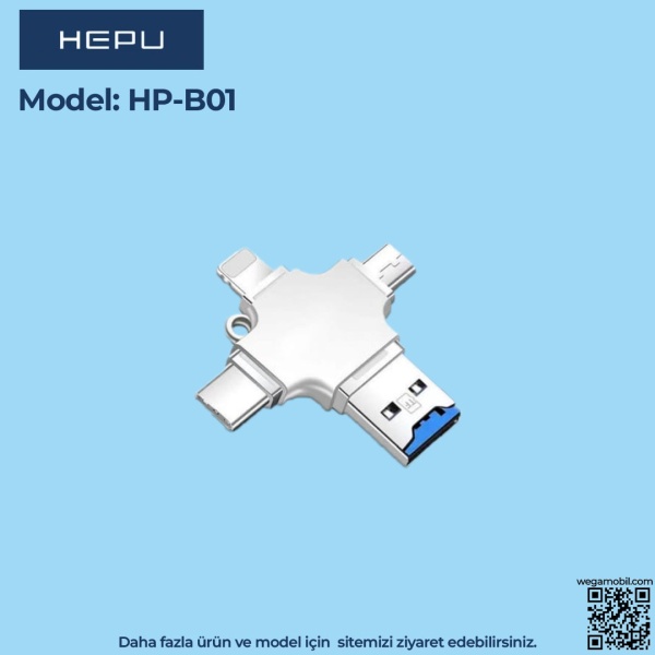 Hepu Otg Card Reader Hp-B01