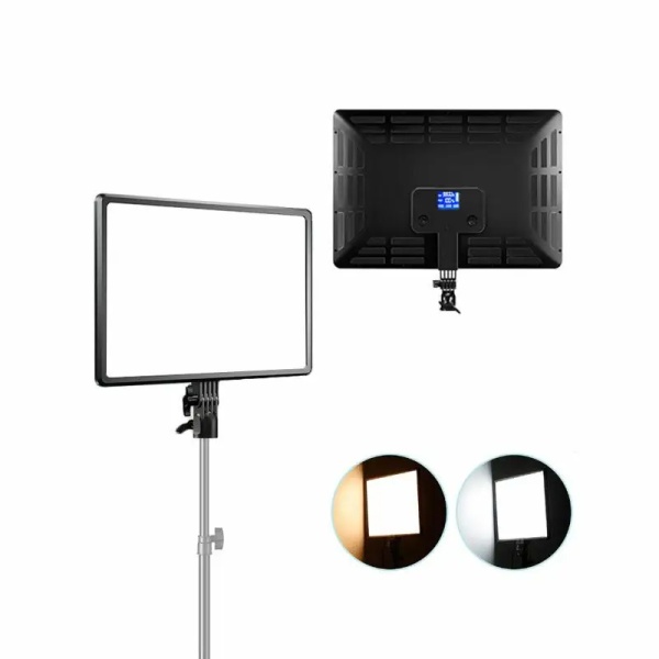 Oxid-18İnch 45Cm Studio Led Panel Light Dimmable Adjustable Portable Flat-Panel Photography Live Fill Light Led