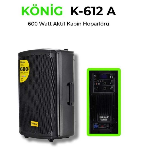 König K-612/A 12 600W Aktif Kabin