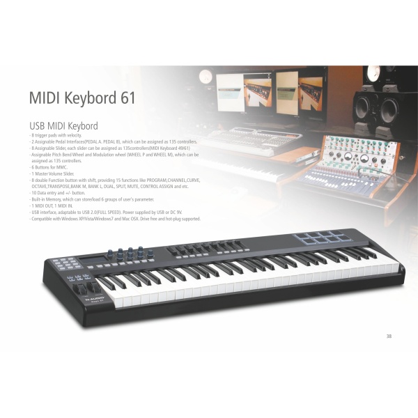 N-Audio Midi Keyboard 61