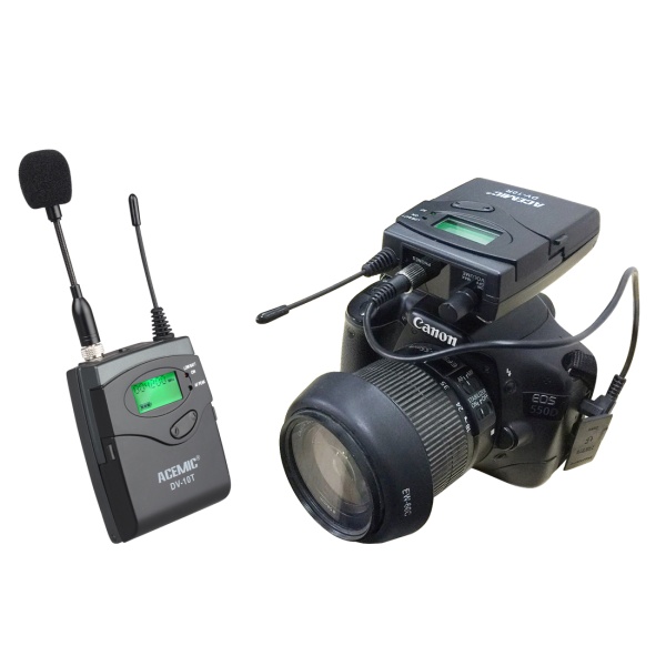 Acemic Dv-10 Yaka Wireless Camera Microphone System