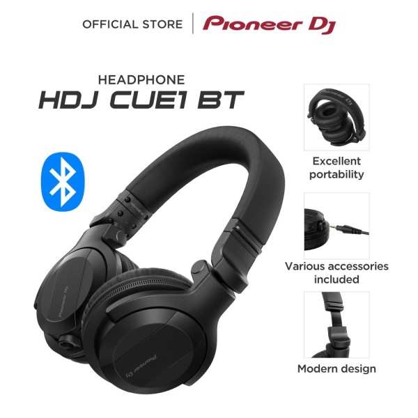 Pioneer Dj Hdj-Cue1Bt Profesyonel Dj Kulaklık Siyah