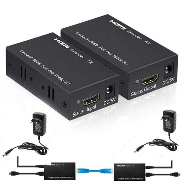 Hdmi-Hdmi 60Metre Extender Cat5E/Cat6 Hdmi Uzatıcı