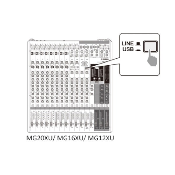 Yamaha Mg12Xu 12 Kanal Analog Mikser