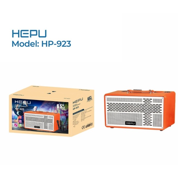 Hepu Hp-923 Şarzlı Taşınabilir Hoparlör