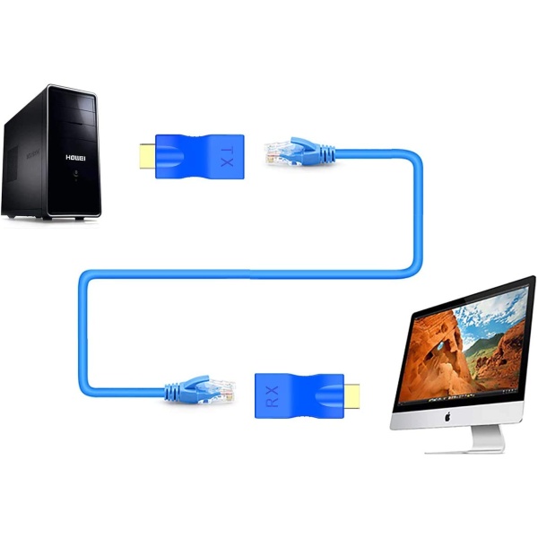 Hdmi-Hdmi 30Metre Extender 4K-3D Cat5E/Cat6 Hdmi Uzatıcı