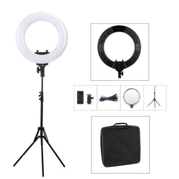 Oxid 18 Inch 45Cm Çantalı ve Standlı Led Fill Light Photo Studio