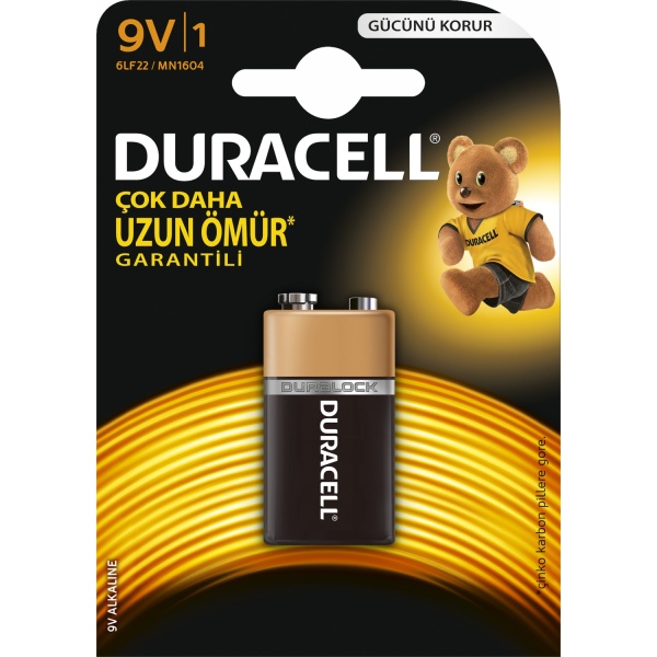 Duracell 9 Volt Pil