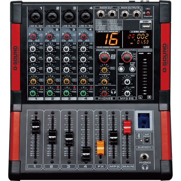 D-Sound M-400 4 Kanal Deck Mixer