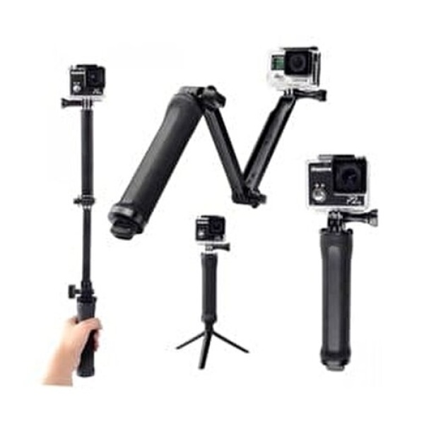 Aksiyon Kamera 3 Yollu Katlanır Monopod Standselfie Çubuğu Gp238