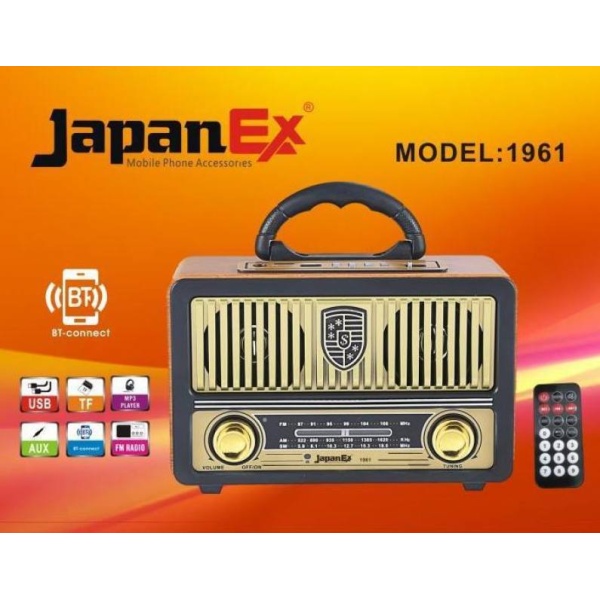 Japanex 1961 Bluetooth Radyo Nostalji