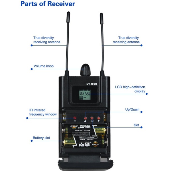 Acemic Dv-100 Yaka Wireless Camera Microphone System