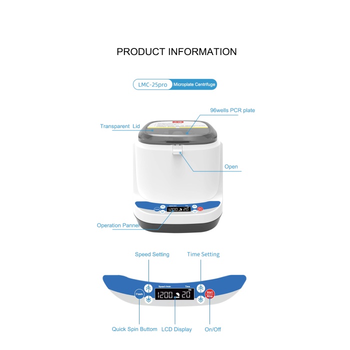 Larksci LMC-25pro Mikroplate Santrifüj