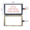 Multimedya 10 İnç Ekran Dokunmatik Camı-Ekran Dokunmatiği