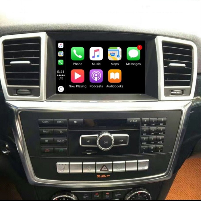 Mercedes ML 2012-2014 NTG 4.5 Sistem araçlar için Orijinal Ekran Kablosuz Carplay Video İzleme Kamera İnterface