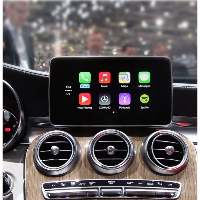 Mercedes GLC 2015-2017 NTG 5.0 Sistem araçlar için Orijinal Ekran Kablosuz Carplay Video İzleme Kamera İnterface