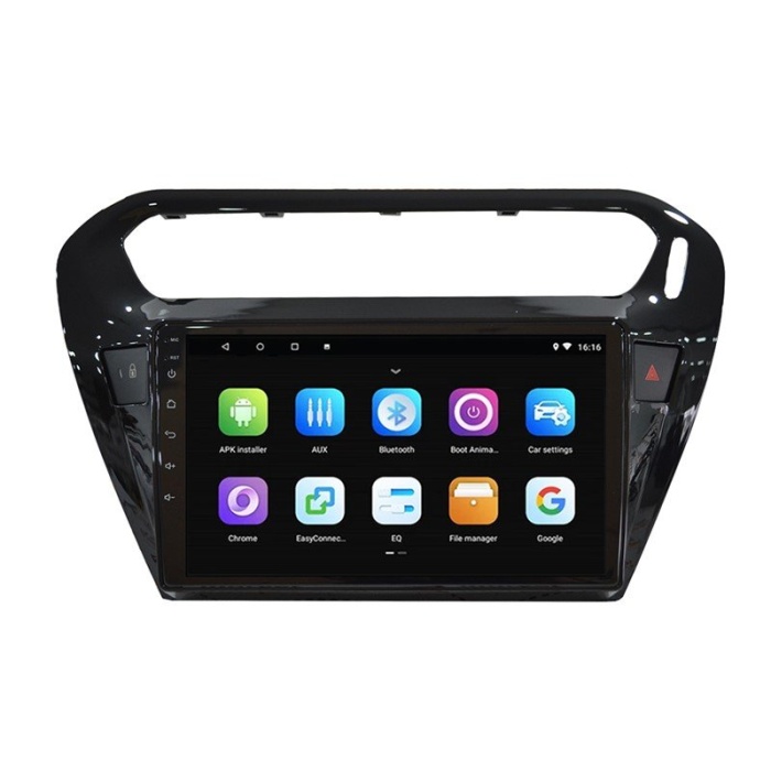 Citroen C-Elysee 2012-2023 SİYAH 3 GB RAM Android Carplay Multimedya Navigasyon