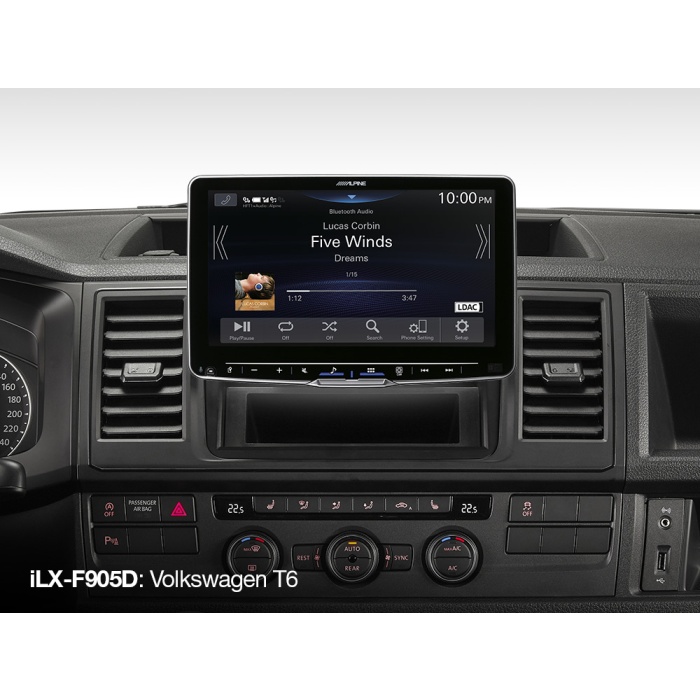 Alpine Halo9 – DAB+ Dijital Radyo, Apple CarPlay ve Android Auto uyumluluğu içeren 9 inç Medya Alıcısı