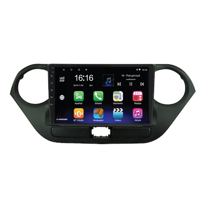 Hyundai İ10 2012-2019 3 GB RAM Android Carplay Multimedya Navigasyon