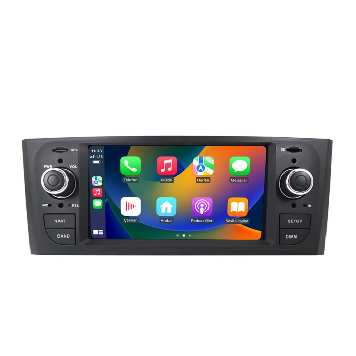 Fiat Linea Punto 2009-2017 4 GB RAM Tuşlu Android Carplay Multimedya Navigasyon