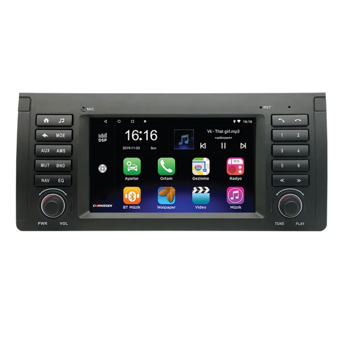 BMW E39 E53 X5 1995-2006 4 GB RAM Tuşlu Android Carplay Multimedya Navigasyon