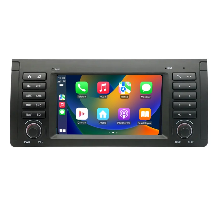 BMW E39 E53 X5 1995-2006 4 GB RAM Tuşlu Android Carplay Multimedya Navigasyon