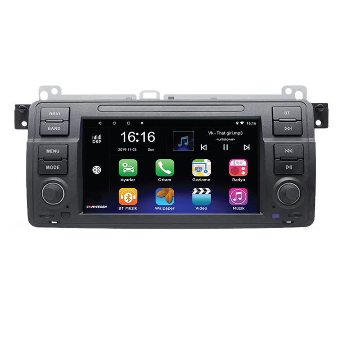 BMW E46 1998-2006 4 GB RAM Tuşlu Android Carplay Multimedya Navigasyon