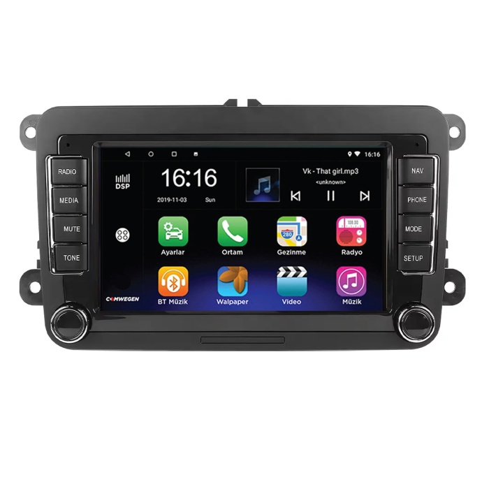 Seat Altea-Toledo-Leon 2007-2014 4 GB RAM Tuşlu Android Carplay Multimedya Navigasyon