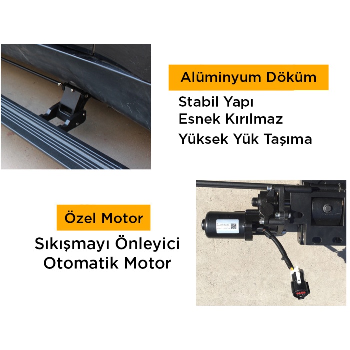 VOLVO XC90 2019-2023 Elektrikli Yan Basamak (Running Board)