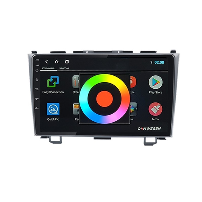 Honda CRV 2007-2012 Android 2gb Ram 8 Çekirdek Kablosuz Carplay Navigasyon Multimedya