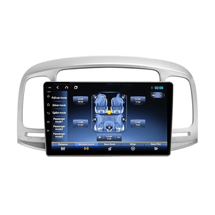 Hyundai Accent Era 2006-2011 Android 2gb Ram 8 Çekirdek Kablosuz Carplay Navigasyon Multimedya