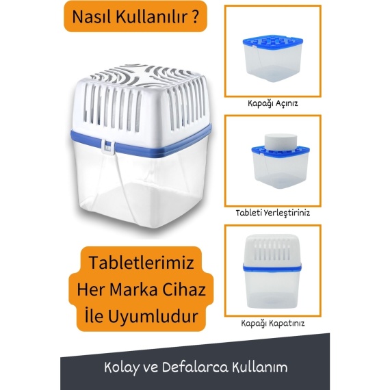 Nem Alıcı Rutubet Giderici Rutubet Önleyici Tablet 6lı 450 gr