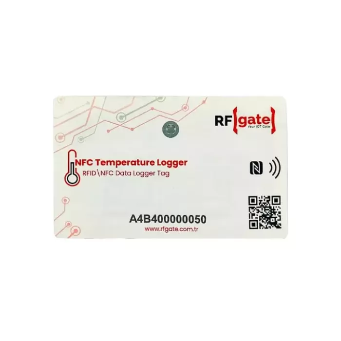 NFC Sıcaklık Kaydedici (Temperature Logger) Isı Takip Kartı