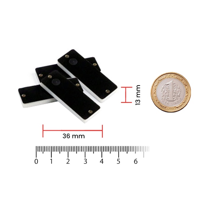 RFGate Rfid Metal Üstü Hastane Takip Etiketi 36x13mm