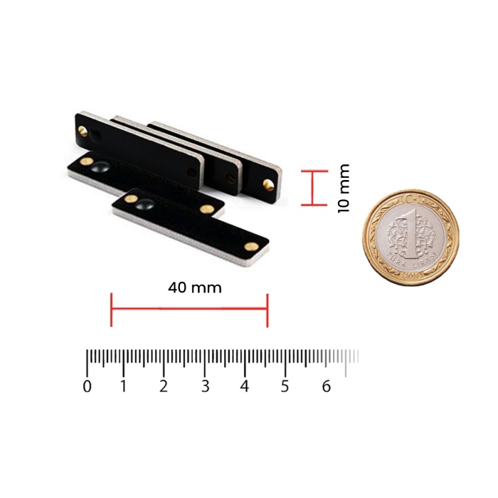 RFGate Rfid Metal Üstü Araç Takip Etiketi 40x10mm