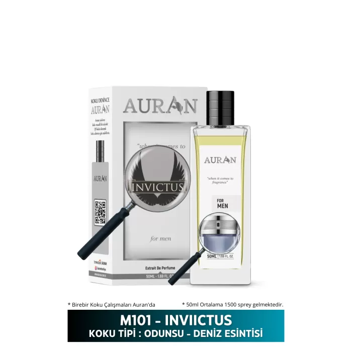 AURAN M101 - Invictus Erkek Parfüm ODUNSU / FRESH 50ml