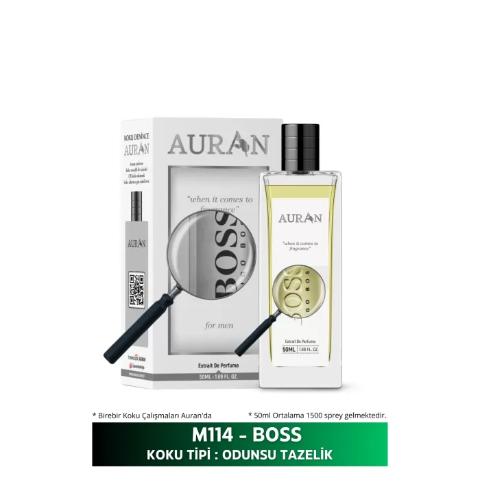 AURAN M114 - HG Boss Erkek Parfüm ODUNSU TAZELİK 50ml