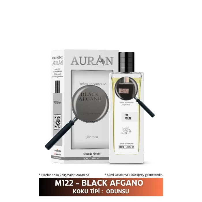 AURAN M122 - Black Afgano Erkek Parfüm 50ml