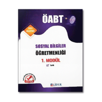 ÖABT Sosyal Bilgiler Öğretmenliği 3lü Modül Konu Anlatımı