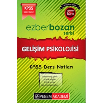 KPSS Ezberbozan Eğitim Bilimleri Gelişim Psikolojisi Ders Notları