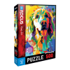 500 Parça - Colorful Dog Renkli Köpek Blue Focus Games