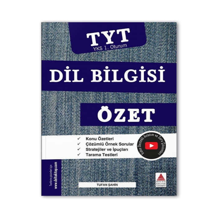 TYT Dil Bilgisi Özet Delta Kültür Yayınevi